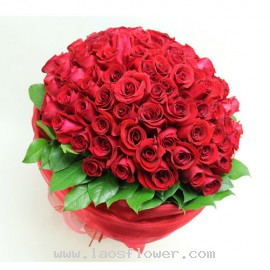 99 Red Roses Bouquet